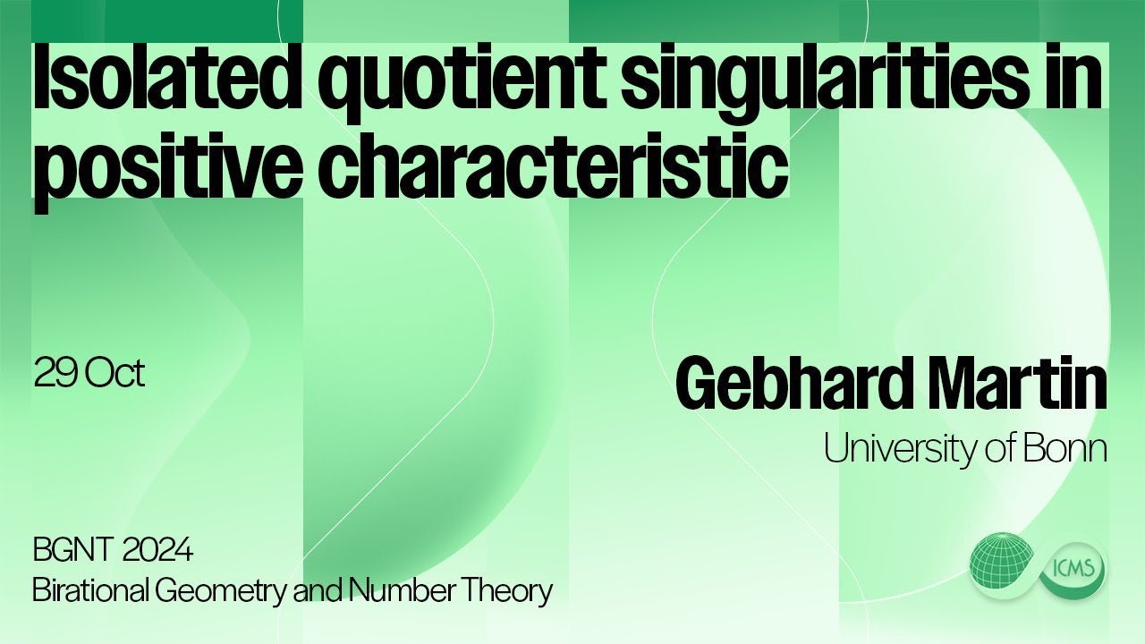 Gebhard Martin - Isolated quotient singularities in positive characteristic