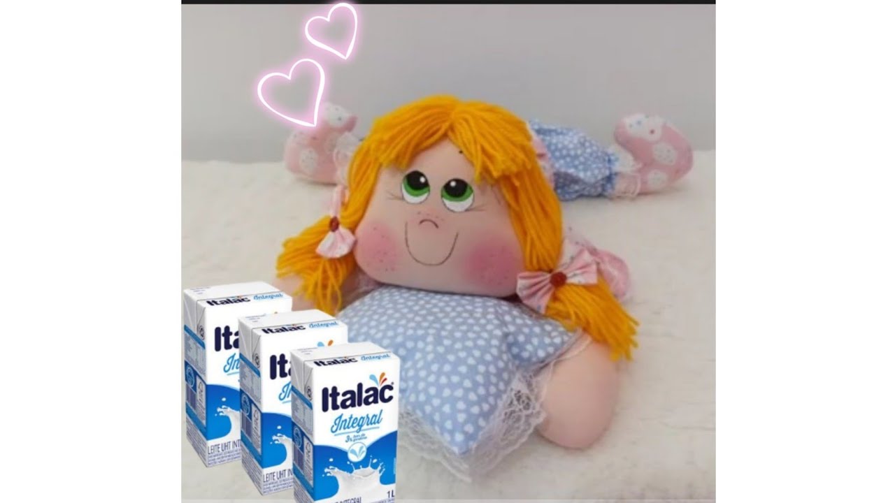 NÃO JOGUE AS CAIXAS DE LEITE FORA ... FAÇA COM ELAS LINDAS BONECAS