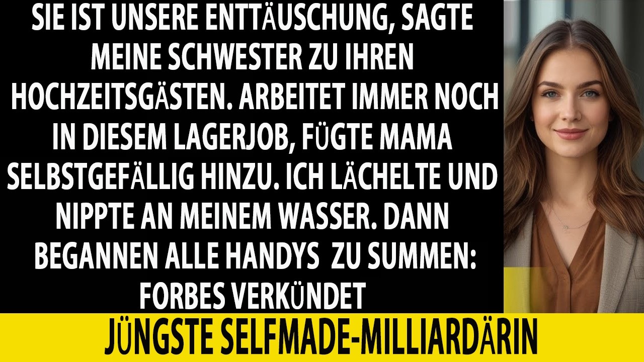 SCHWESTER NANNTE MICH DIE ENTTÄUSCHUNG DER FAMILIE... BIS FORBES MICH ZUM TOP-STAR KÜRTE!!!