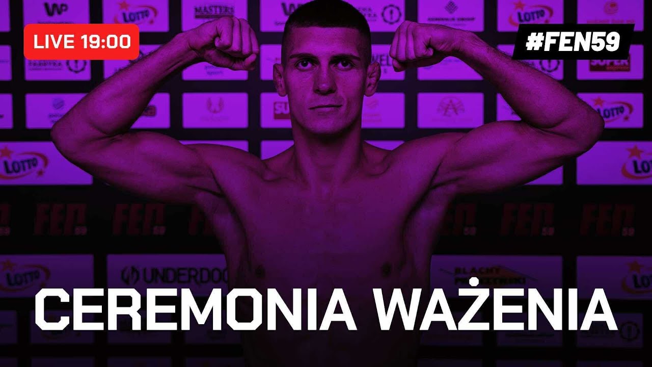 CEREMONIA WAŻENIA | FEN 59: Rzepecki vs. Duński