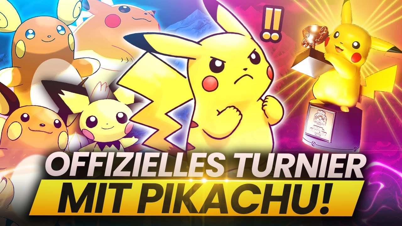 Kann ich ein OFFIZIELLES Pokemon-Turnier NUR mit der Pikachu-Reihe gewinnen?