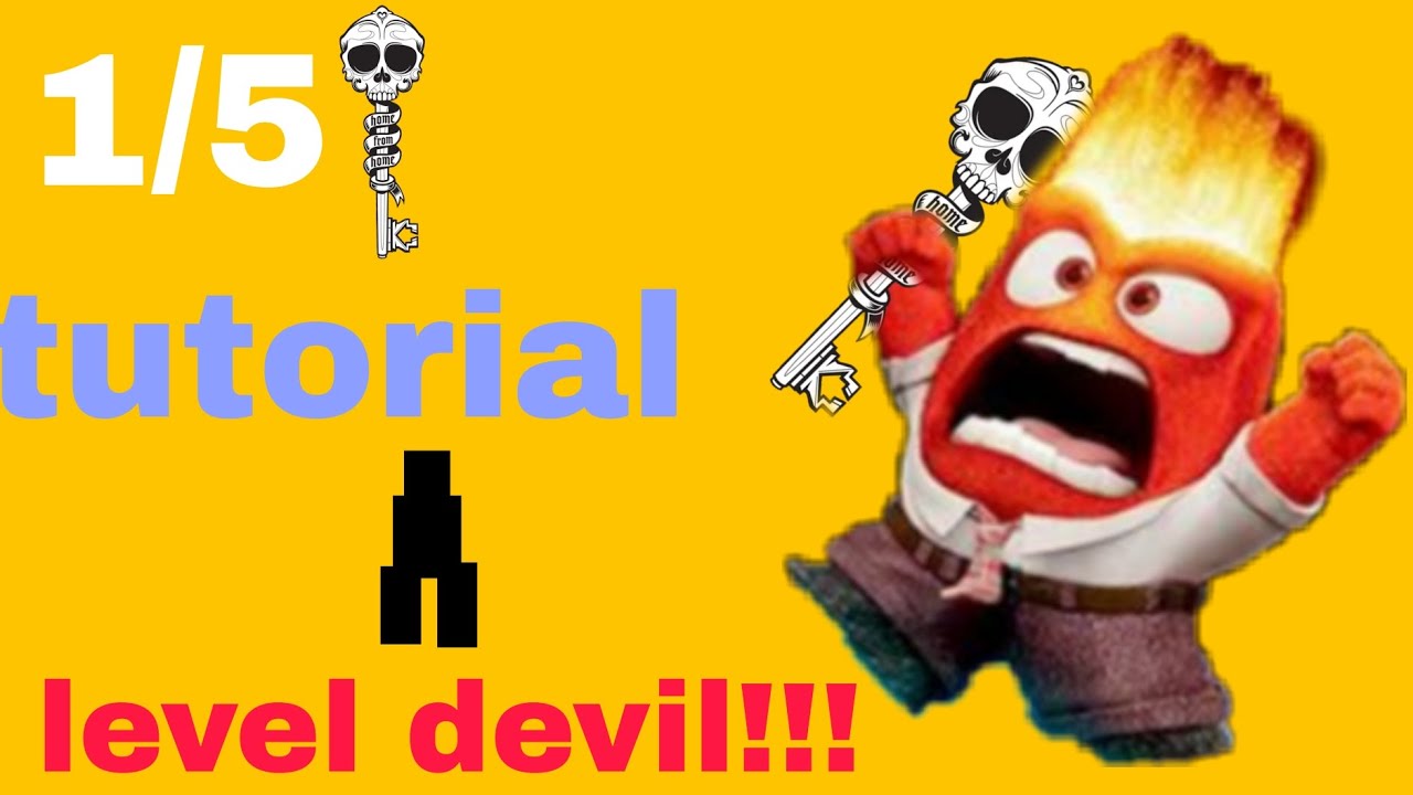 como conseguir todas as 5/5 chaves no jogo level devil