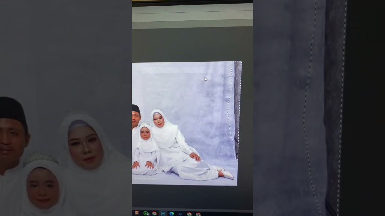 Tutorial edit foto studio di photoshop #editphotoshop #menyambungbackgrounddiphotoshop