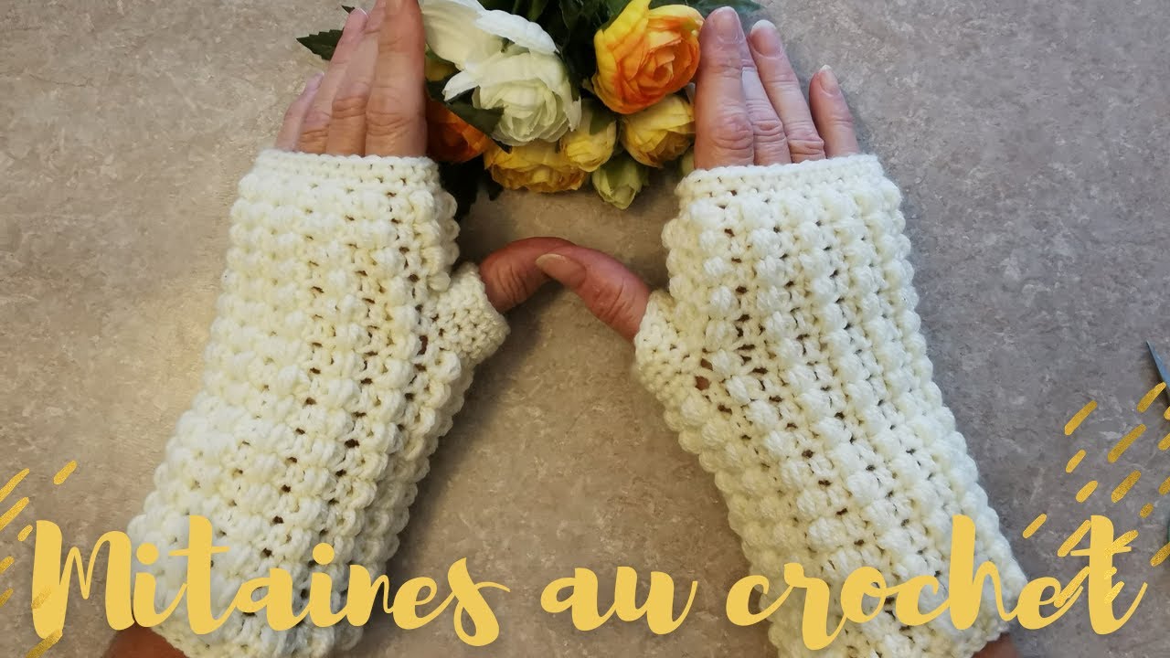 Comment faire  des Mitaines au crochet