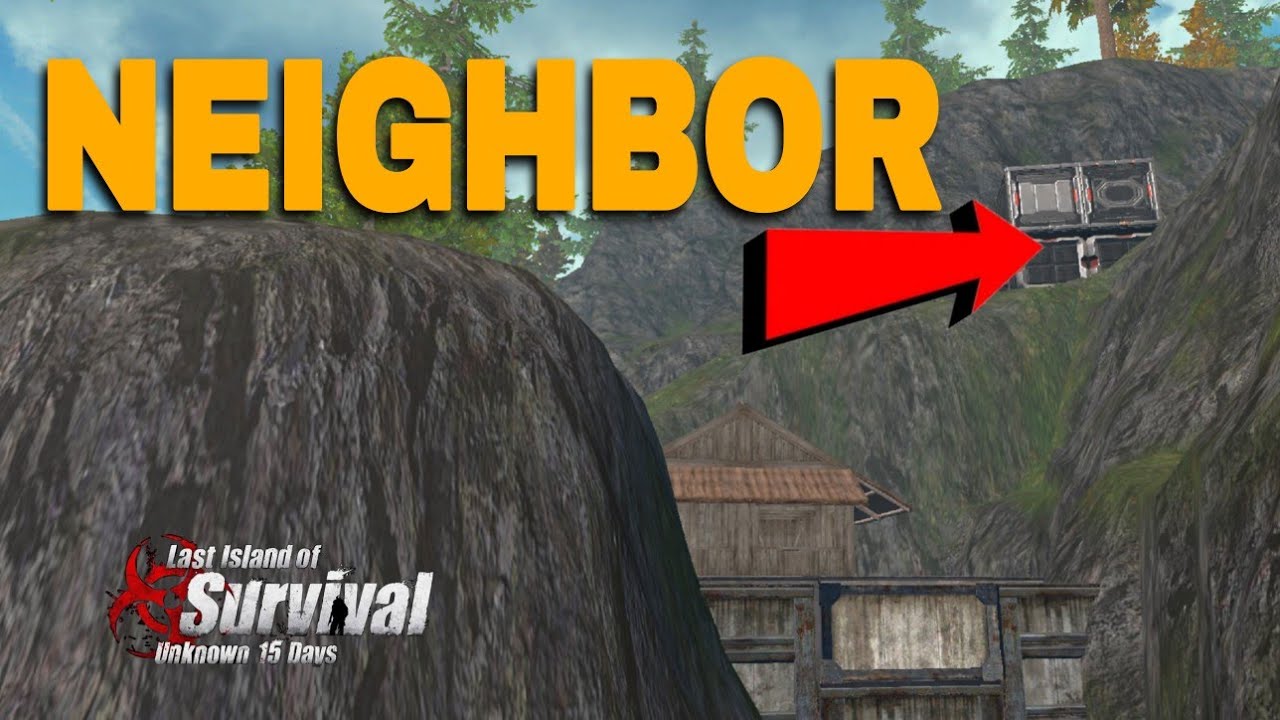 I eco raided my neighbor and took his titanium stove Last Island of Survival