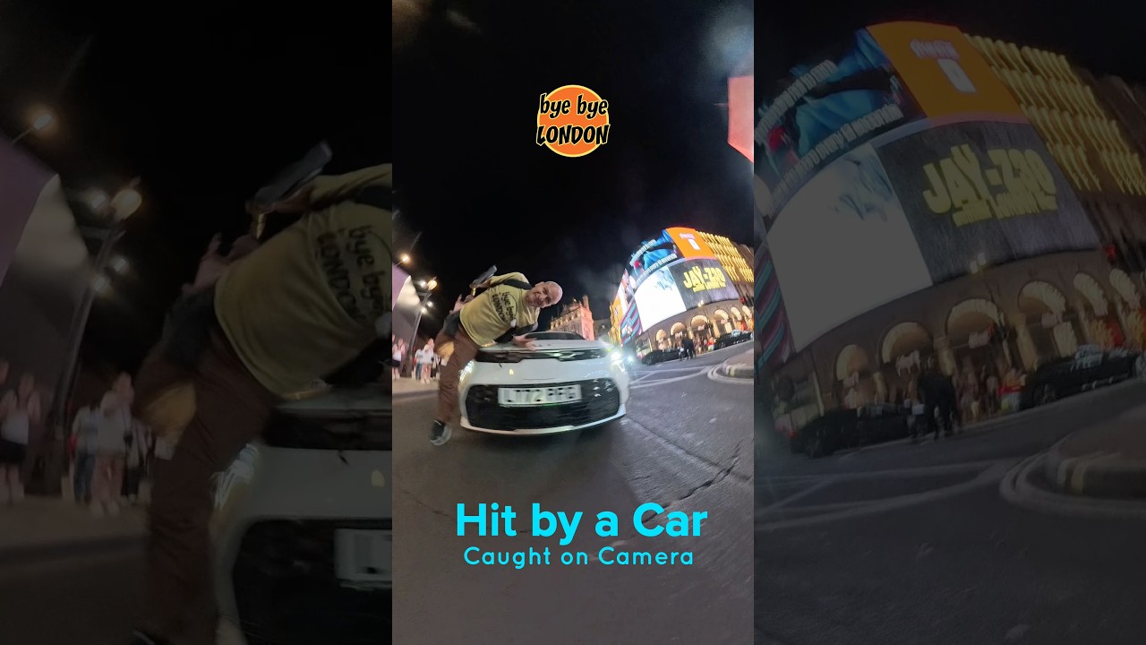 🚗 Hit by a Car &ndash; Caught on Camera