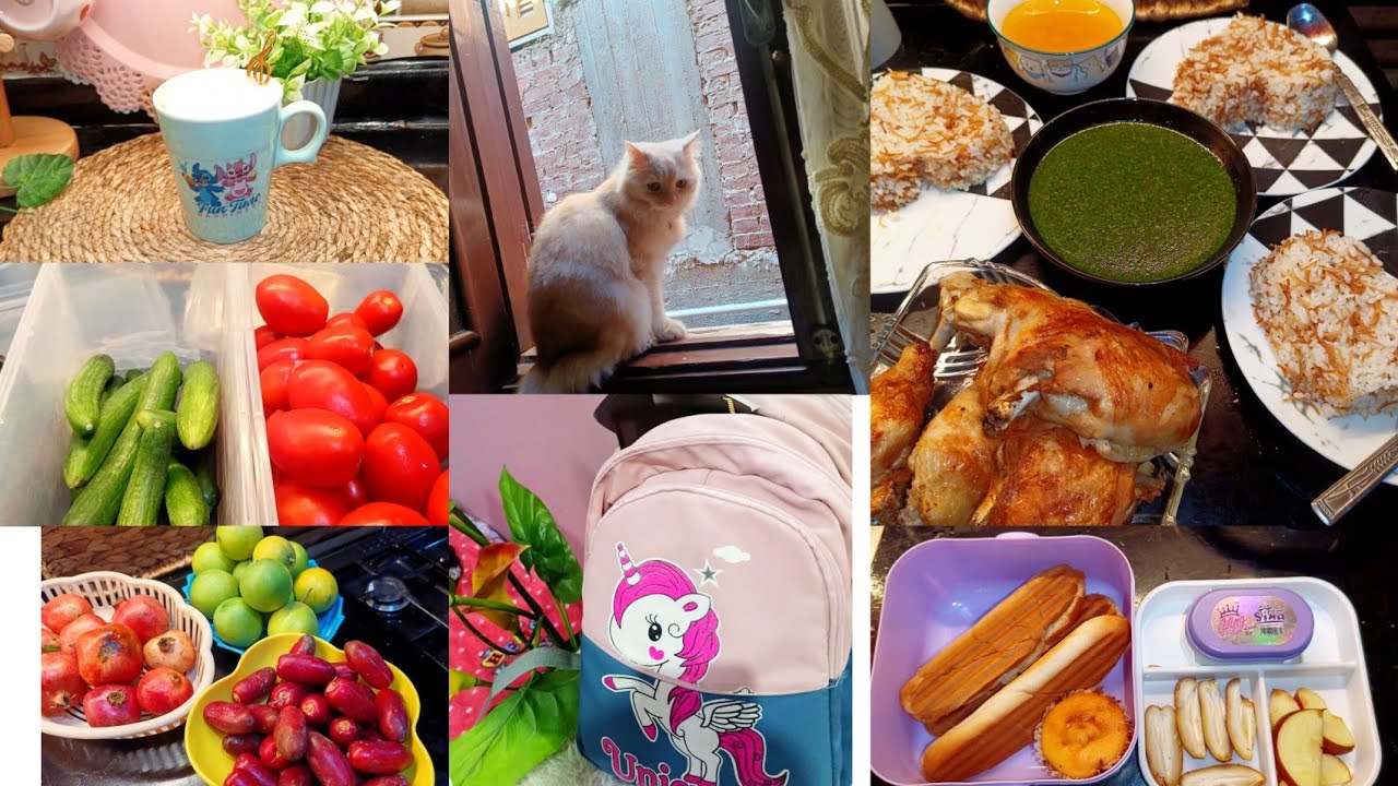 روتين في حياه أم 🏡 ومشتريات الأسبوع  🛒عمرت بيتي ومليته بالخير 🌿غداء  بيتي بسيط🕊️