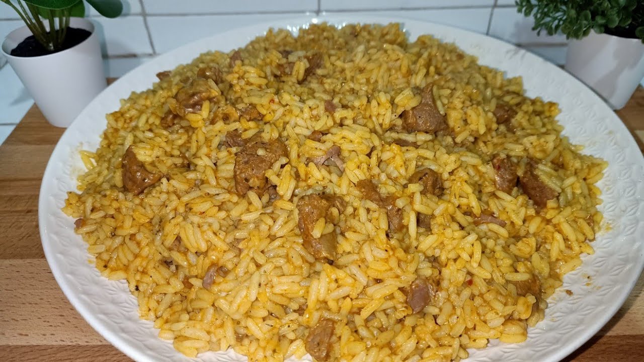 كيفية تحضير أرز بقطع اللحم على الطريقة المغربية