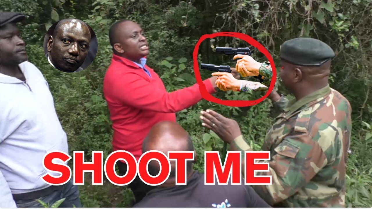 CHAOS ERUPTS!!As Angry Mp Ngogoyo faces Police live in Forest making way for his residents.