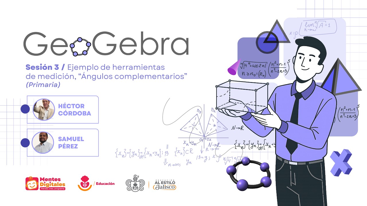🧠 Mentes Digitales - GeoGebra - Triangulo, Rectangulo y Teorema de Pitágoras (Secundaria)