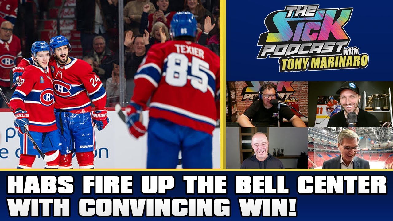 Habs Fire Up The Bell Center With Convincing Win! | The Sick Podcast with Tony Marinaro Jan 7 2026
