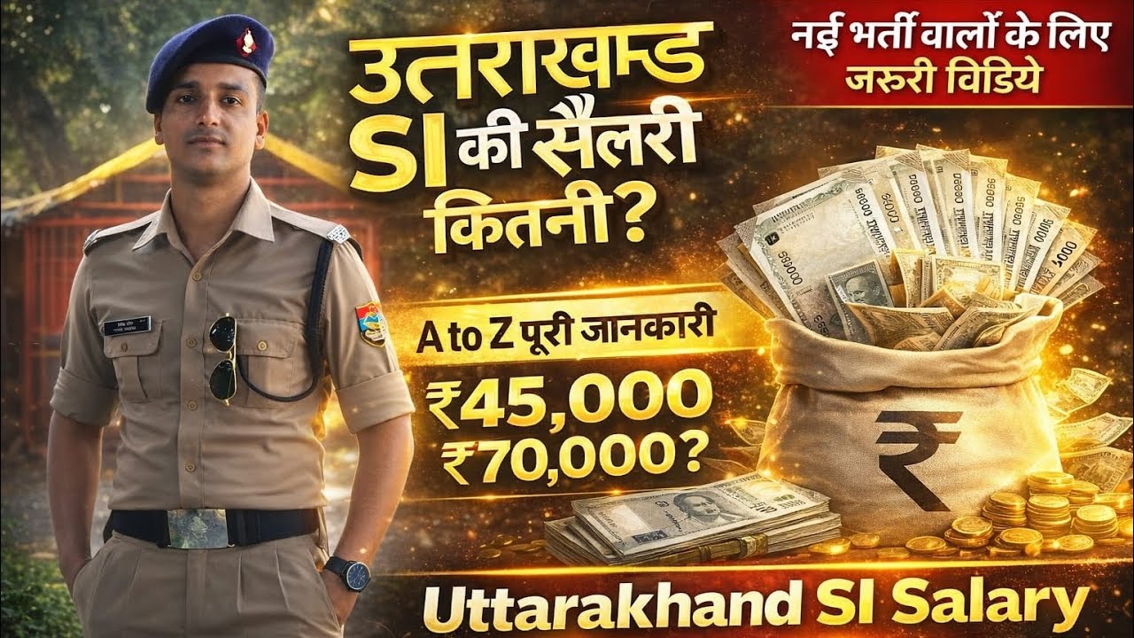 Uttarakhand police sub inspector salary and allowance 👍