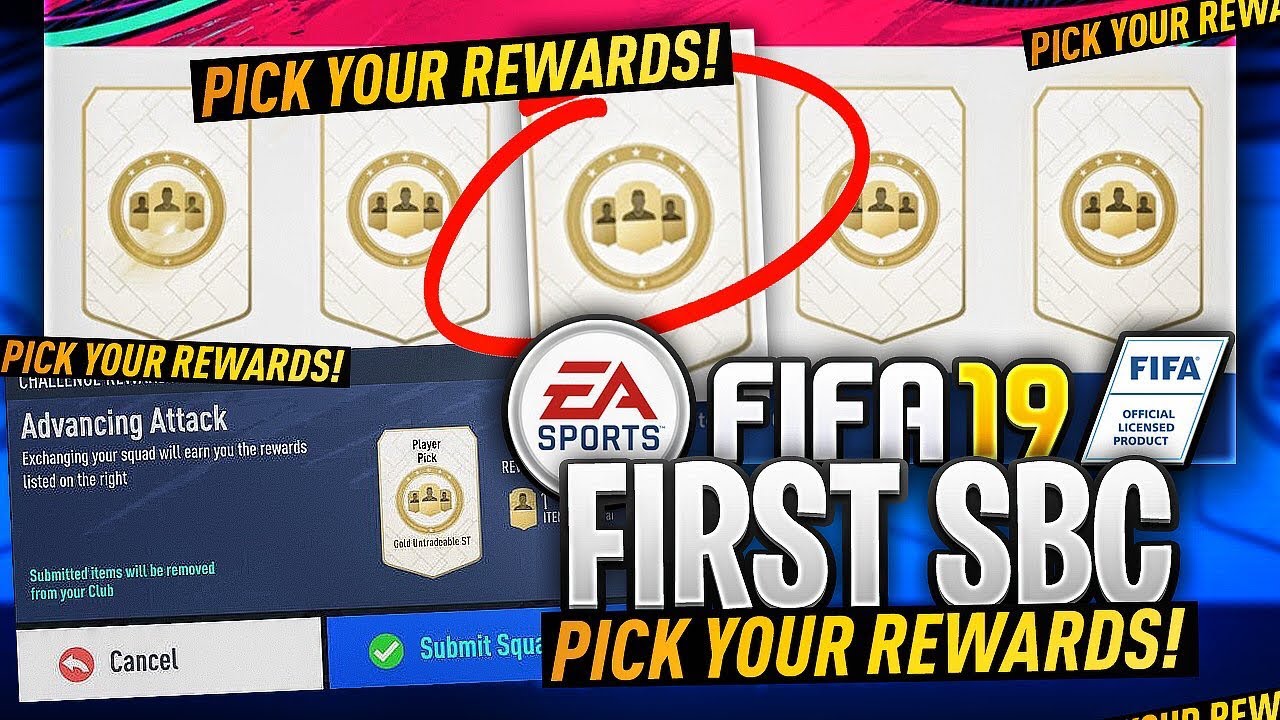 FIFA 19 1ST SBC!!