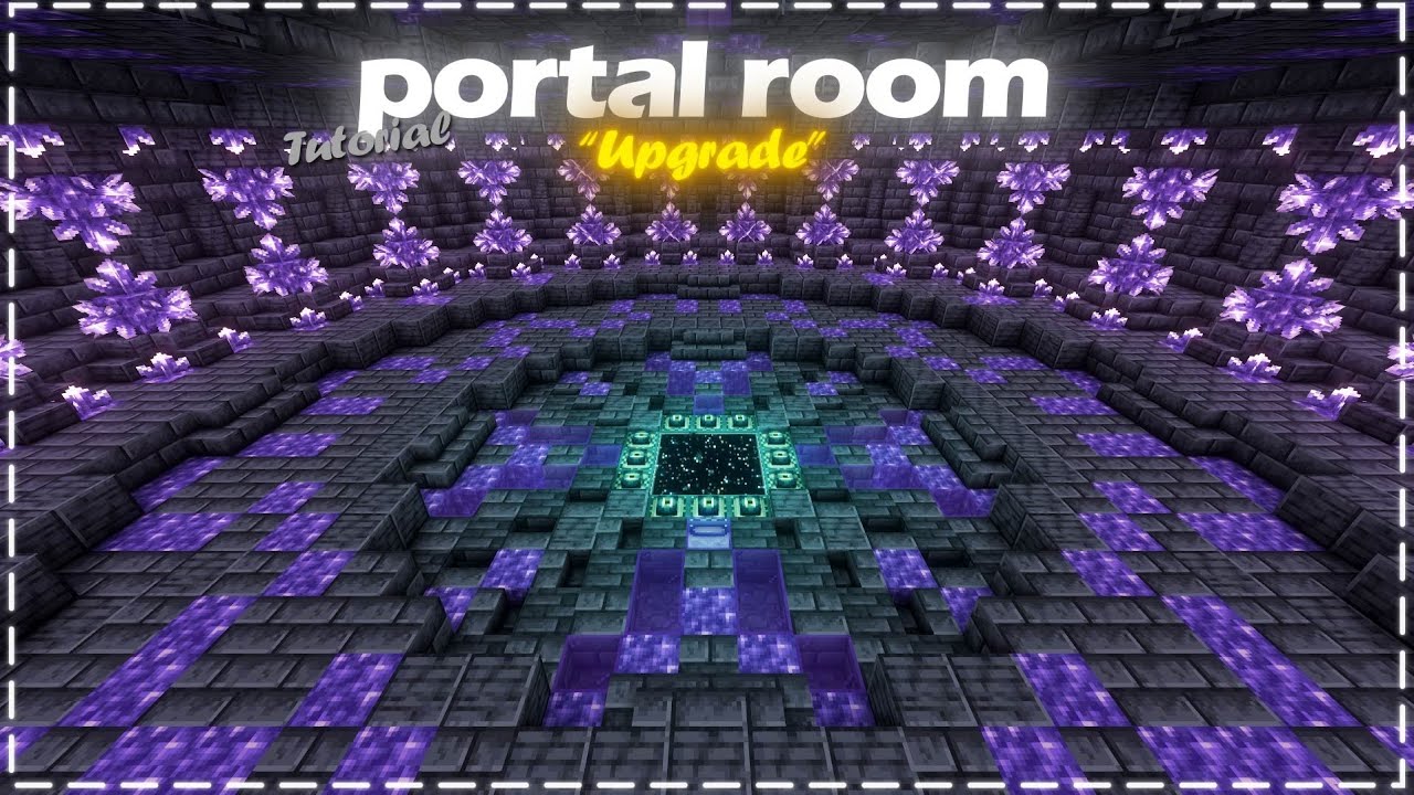 Minecraft Portal Room Upgrade | Tutorial