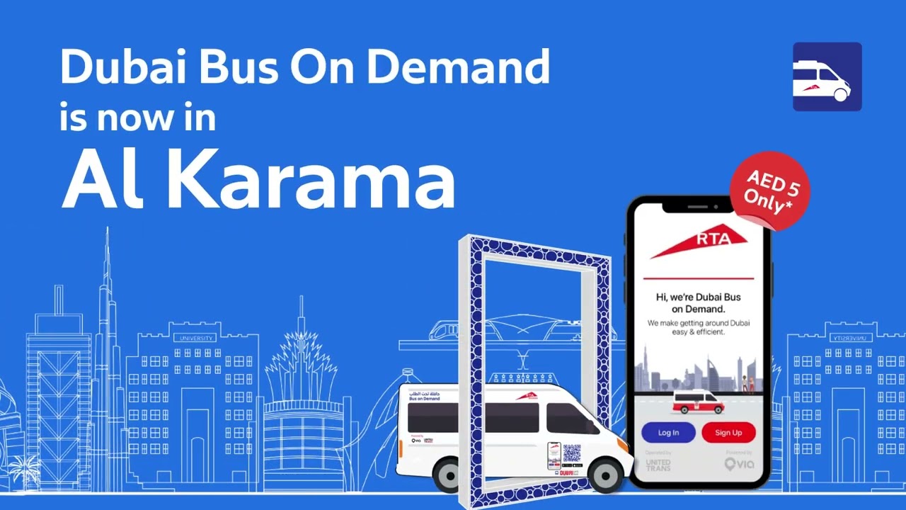 Dubai Bus on Demand is now in Al Karama