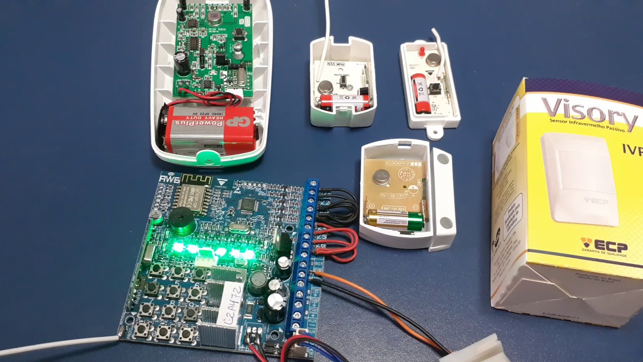 COMPATEC AW6 WIFI   Sensores Sem Fio ECP funcionam? Veja o Video at&eacute; o Final