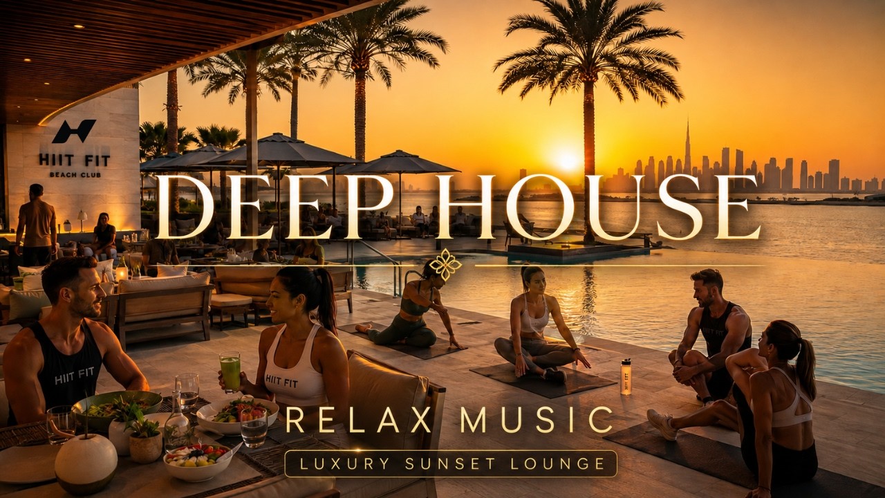 Dubai Deep House 🌅 Relaxing Sunset Lounge Music | Luxury Beach Club & Poolside Vibes
