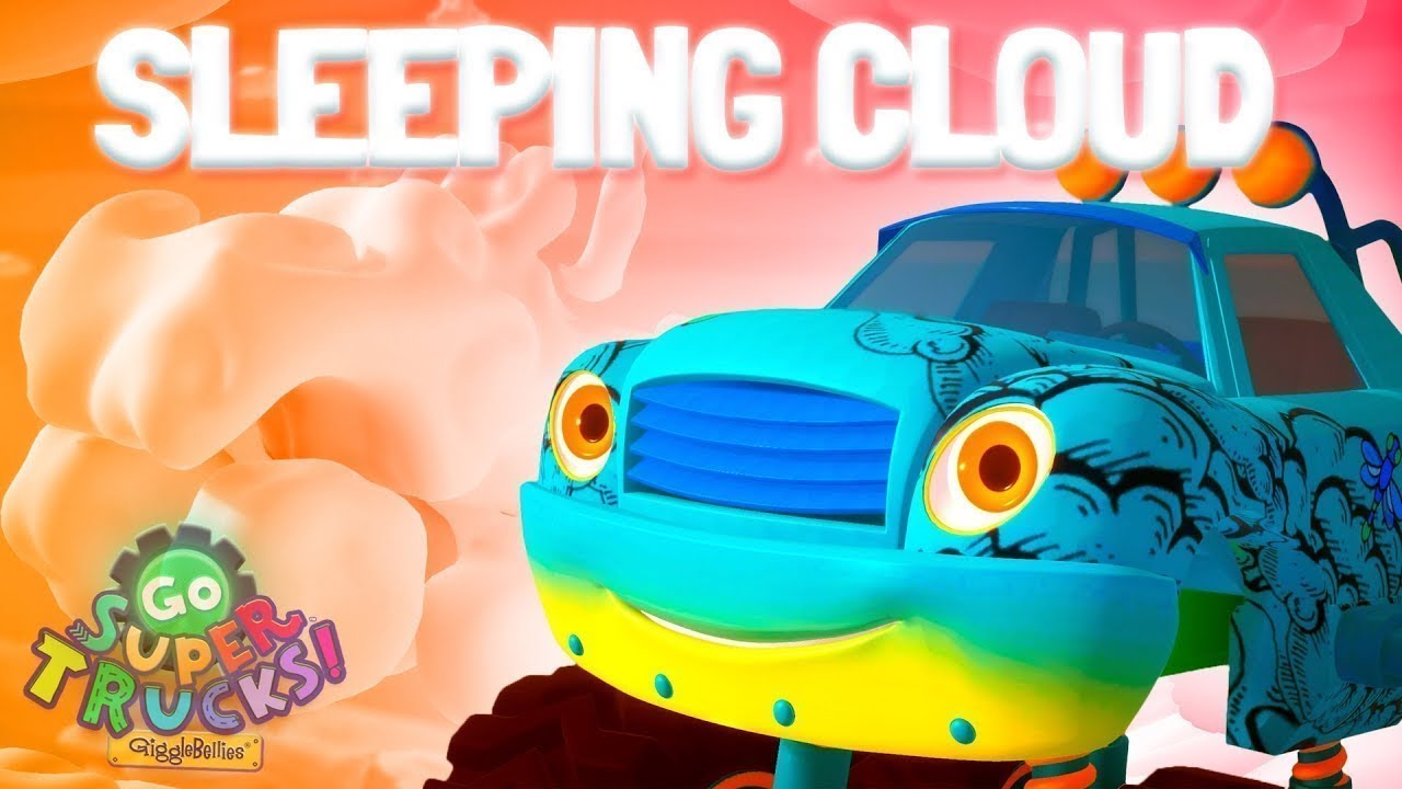The Sleeping Monster Truck | Nursery Rhymes - Go Super Trucks