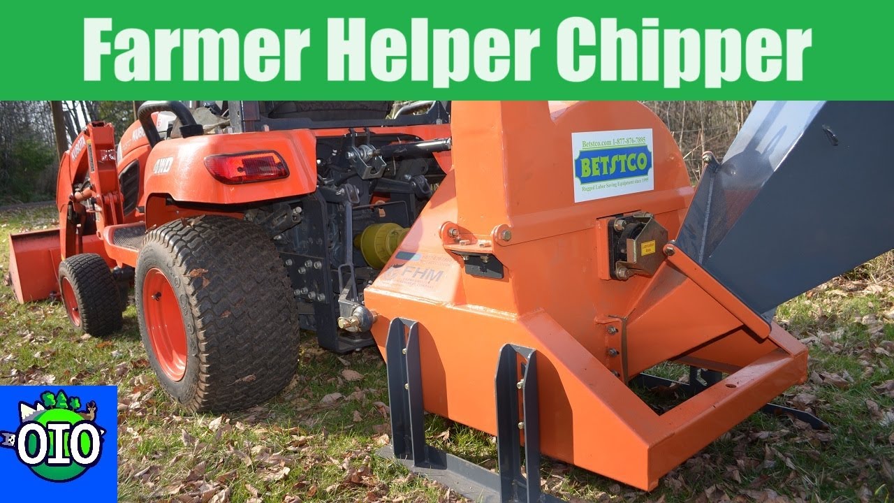 Should You Buy the Farmer Helper BX42S Wood Chipper? Full Review and Demonstration w/ Kubota BX