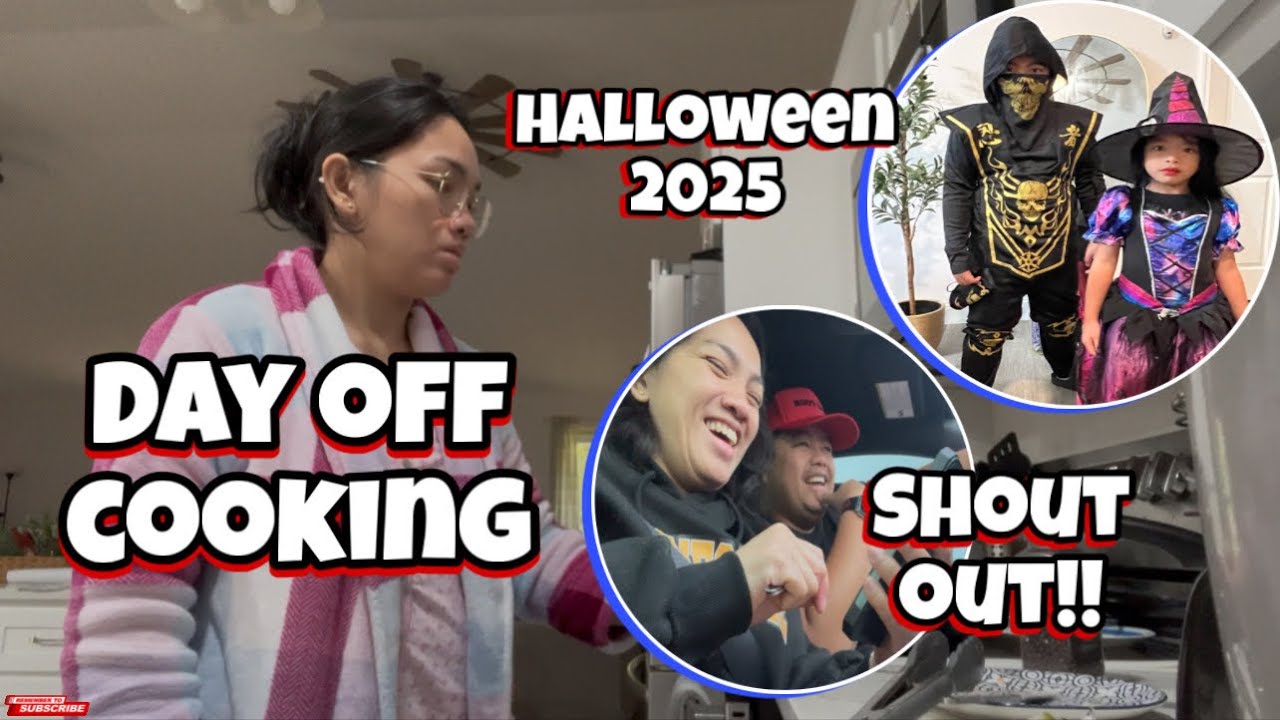 NURSE DAY OFF: COOKINGS, HALLOWEEN 2025 | SHOUT OUT TIME | FILIPINO FAMILY IN USA 🇵🇭🇺🇸