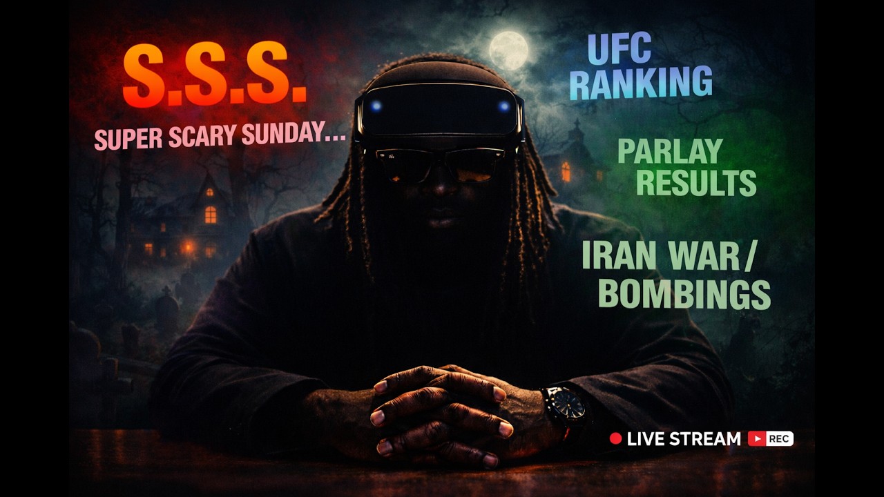 Super Scary Sunday Horror Night 👻| UFC Rankings + Parlay Results | Iran War, #oscars  Updates