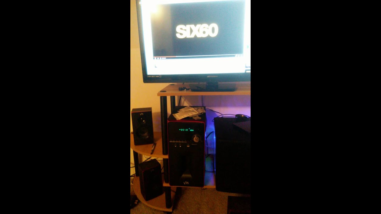 My Rig.PC Media Player Sound Blaster Audigy RX, VM 1k Watt Surround Sound Speakeers