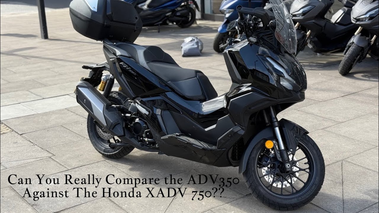 Honda ADV 350 2025 года: справится ли он с трассой? ADV350 против XADV750: справедливое ли это ср...