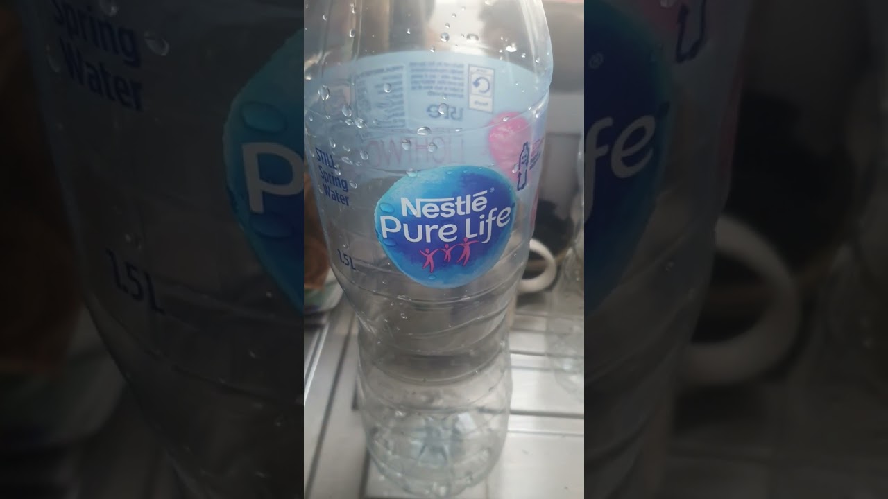 Testing Nestle Pure Life water TDS meter