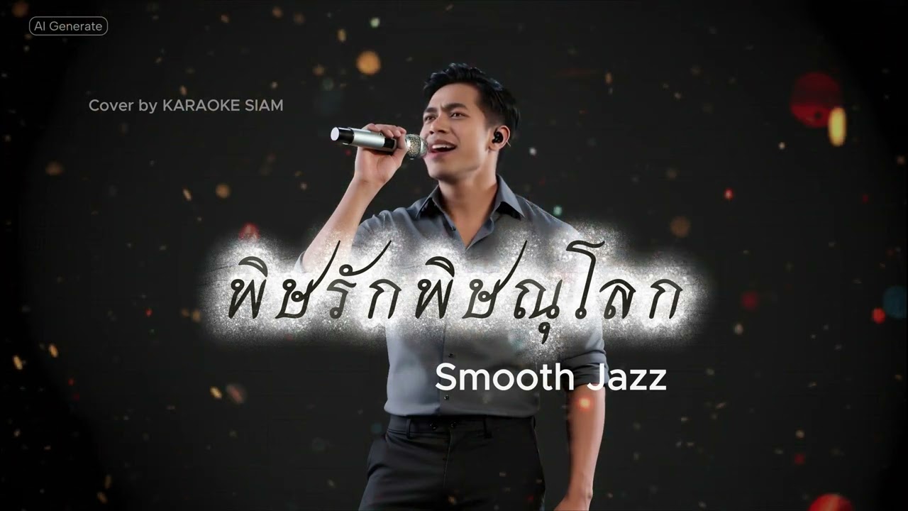 พิษรักพิษณุโลก - สีหนุ่ม เชิญยิ้ม | SMOOTH JAZZ | Cover by KARAOKE SIAM