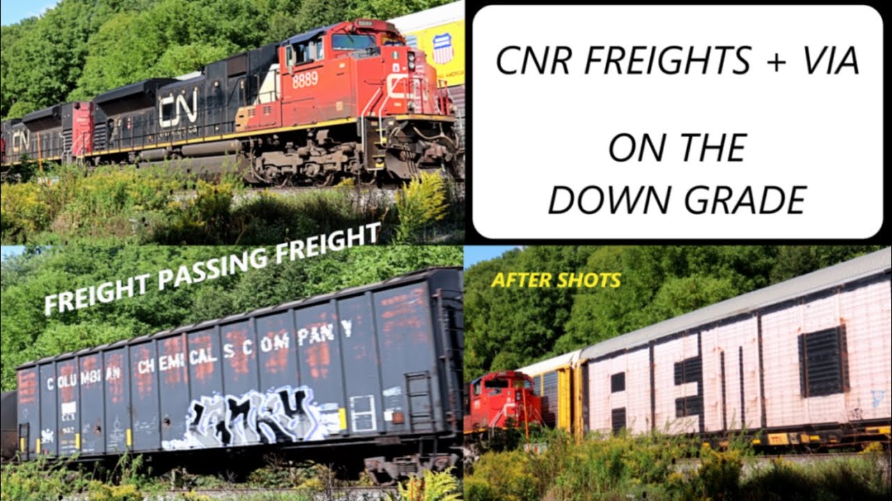 MILE 6 &ndash; CN DUNDAS SUB &ndash; ESCARPMENT DESCENTS &ndash; VIA / FREIGHT OVERTAKING FREIGHT