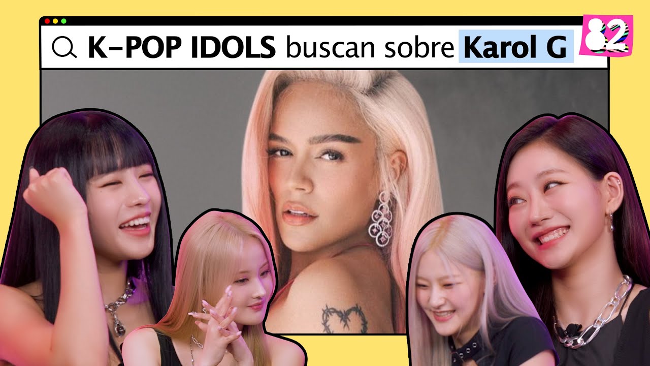KISS OF LIFE asombradas con Karol G 🤯 I Whoogle I Tusa, BICHOTA, S91