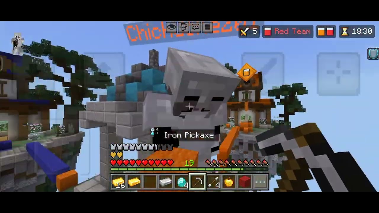 Minecraft bedrock: Hive Bedwars Gameplay