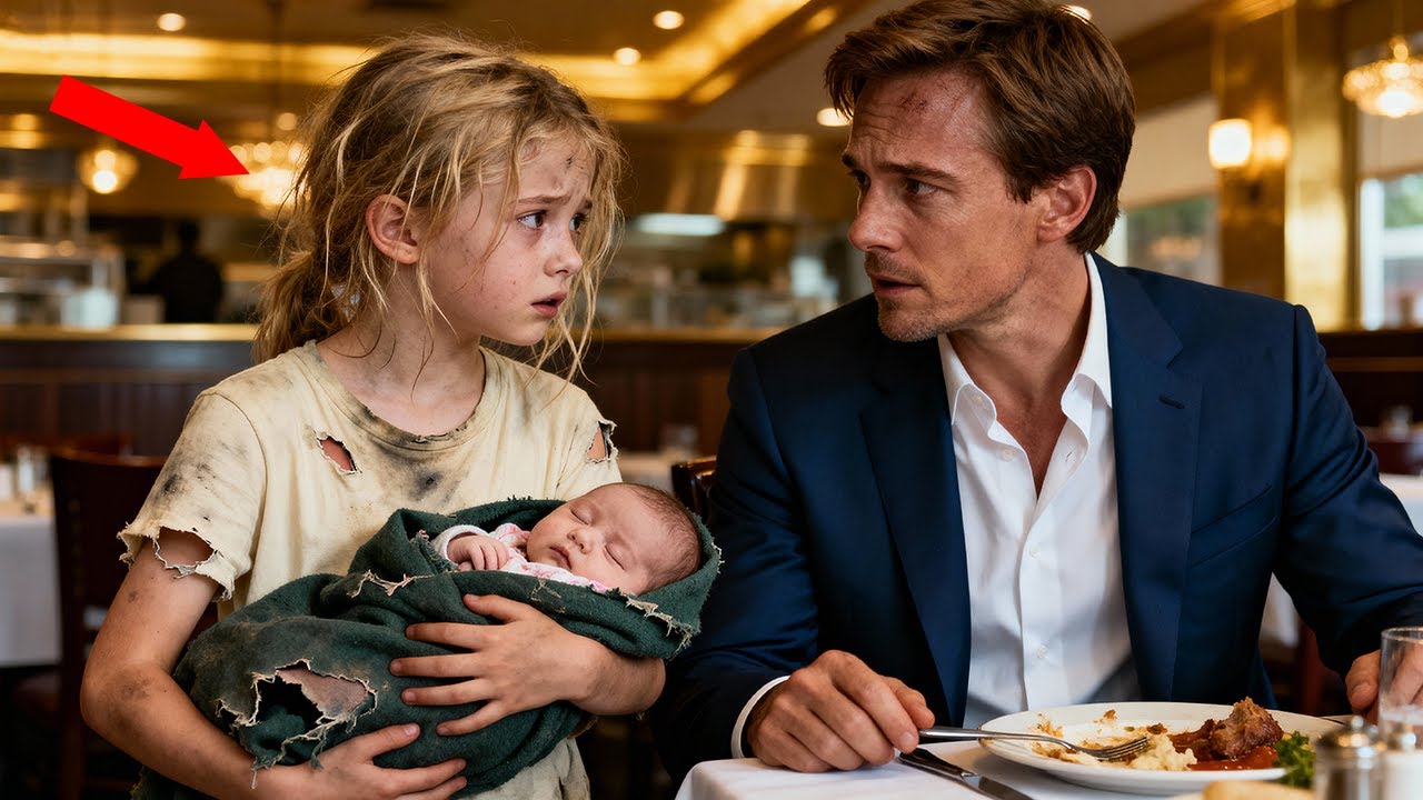 “Sir, Can We Eat The Leftovers?” A Poor Girl Asks, Unaware She’s Talking To A Millionaire...