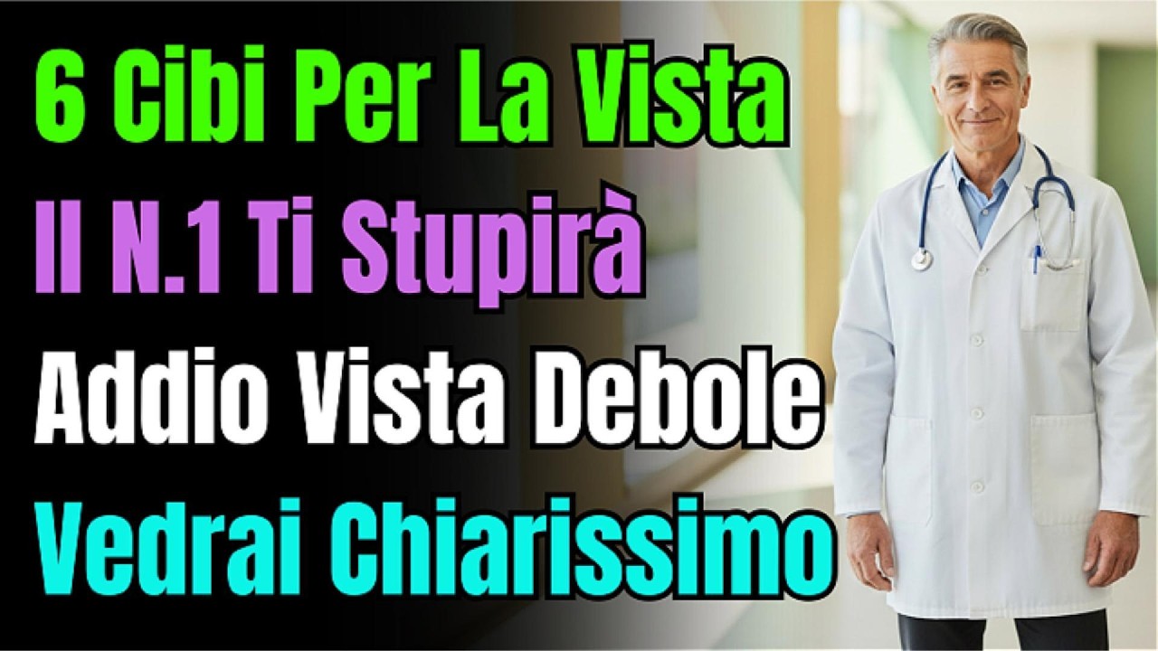 Occhi Secchi, Vista Offuscata? Le Carote Non Bastano! I 6 Segreti Per Una Vista Perfetta.
