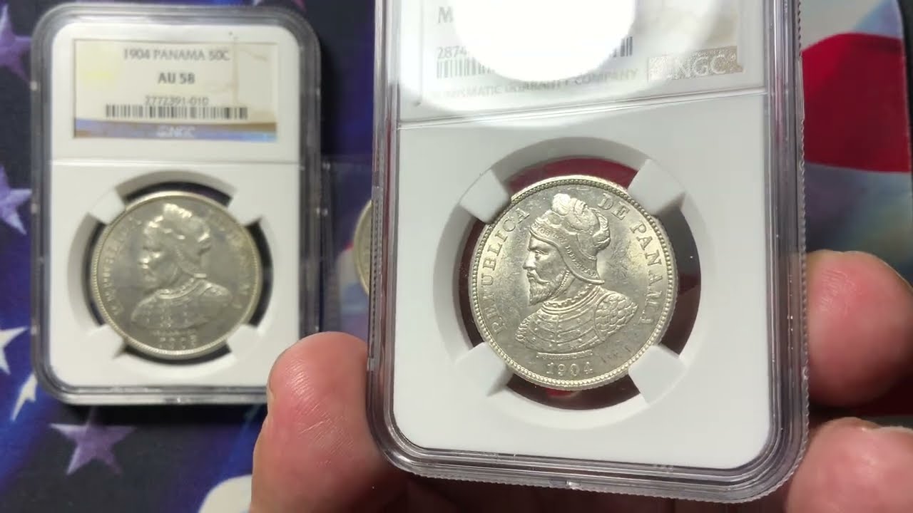 Panama Rare high grade 1904 coins. Invest in high grade condition.