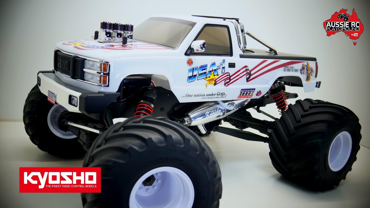 IT'S A WHAT?!? 😮 Unboxing: Kyosho USA-1 NITRO Monster Truck