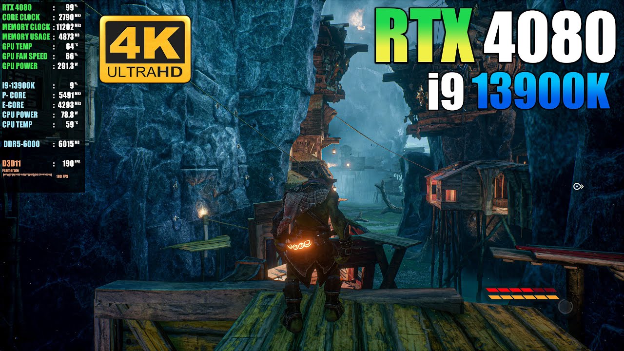 Styx Shards of Darkness : RTX 4080 + i9 13900K | 4K |