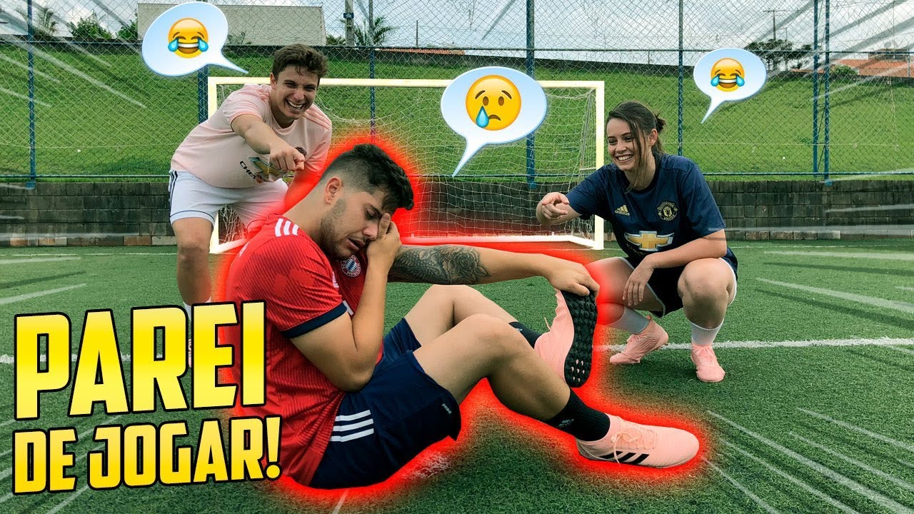 FIZ MEU MELHOR AMIGO QUERER PARAR DE JOGAR FUTEBOL!!