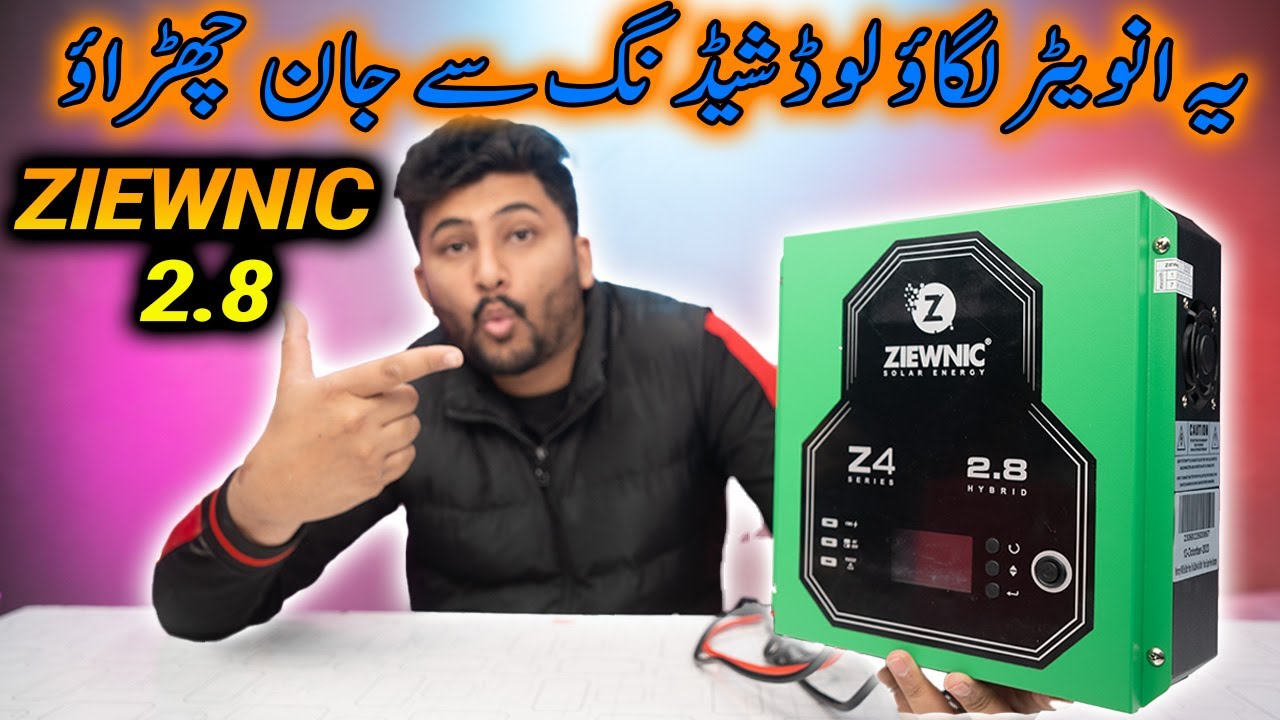 Ziewnic Z4 2.8Kva Solar Hybrid Inverter | Best Small Solar Inverter for Small Home | 1820W Inverter