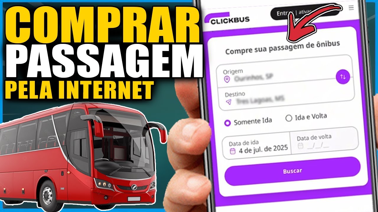 COMO COMPRAR PASSAGEM de ONIBUS pela INTERNET | PASSO A PASSO no SITE do CLICKBUS