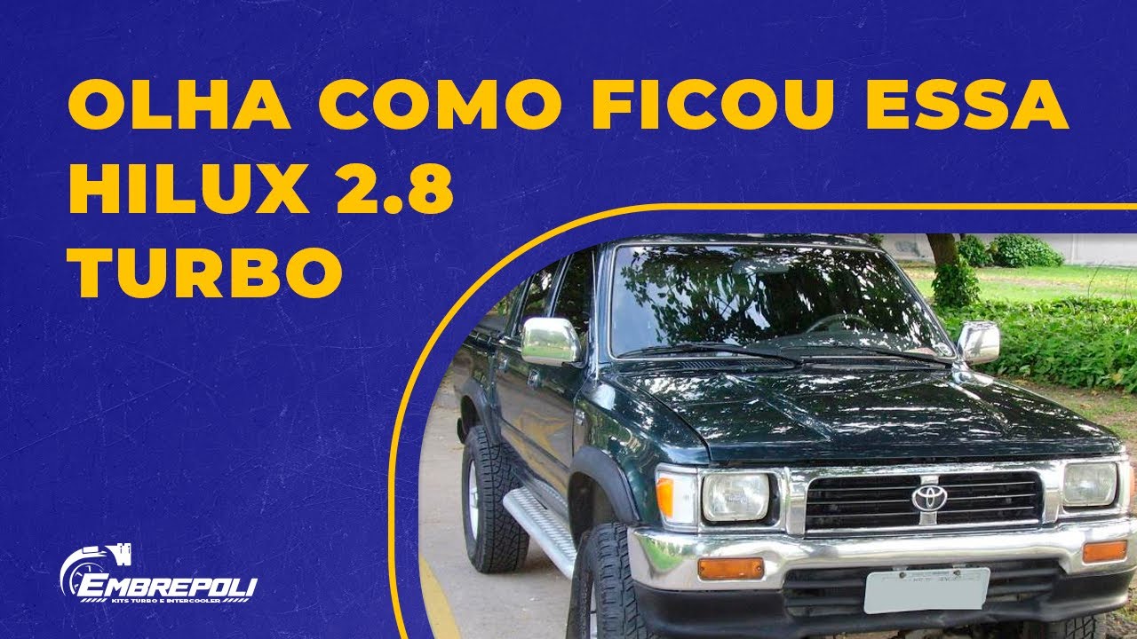 AGORA É OFICIAL!!! * LANÇAMENTO KIT TURBO E INTERCOOLER TOYOTA HILUX 2.8*