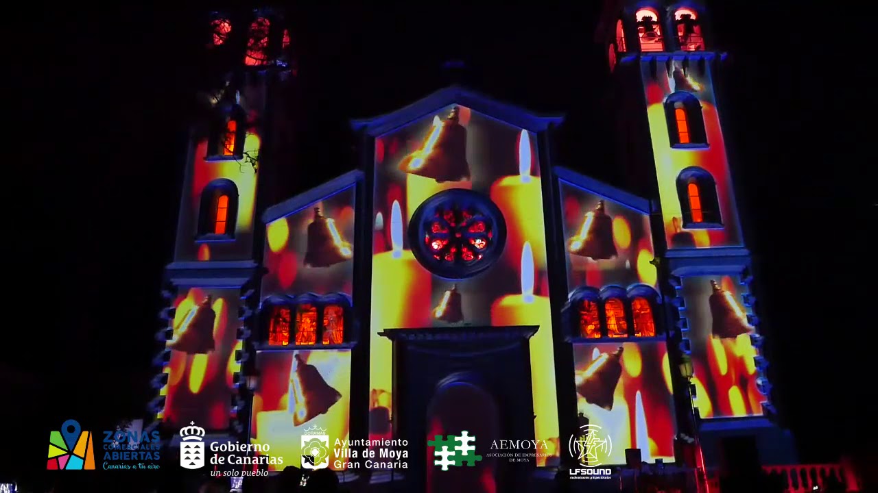 VÍDEO MAPPING NAVIDAD EN LA VILLA DE MOYA 2018