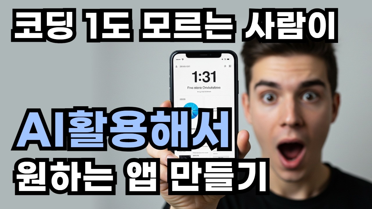 1분만에 ChatGPT & AI 활용해서 어플 만들기