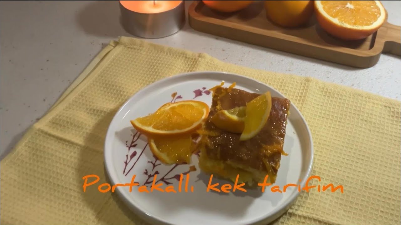 En Kolayından Yumuşacık Portakallı Kek Tarifi MUTLAKA DENEYİNN!!