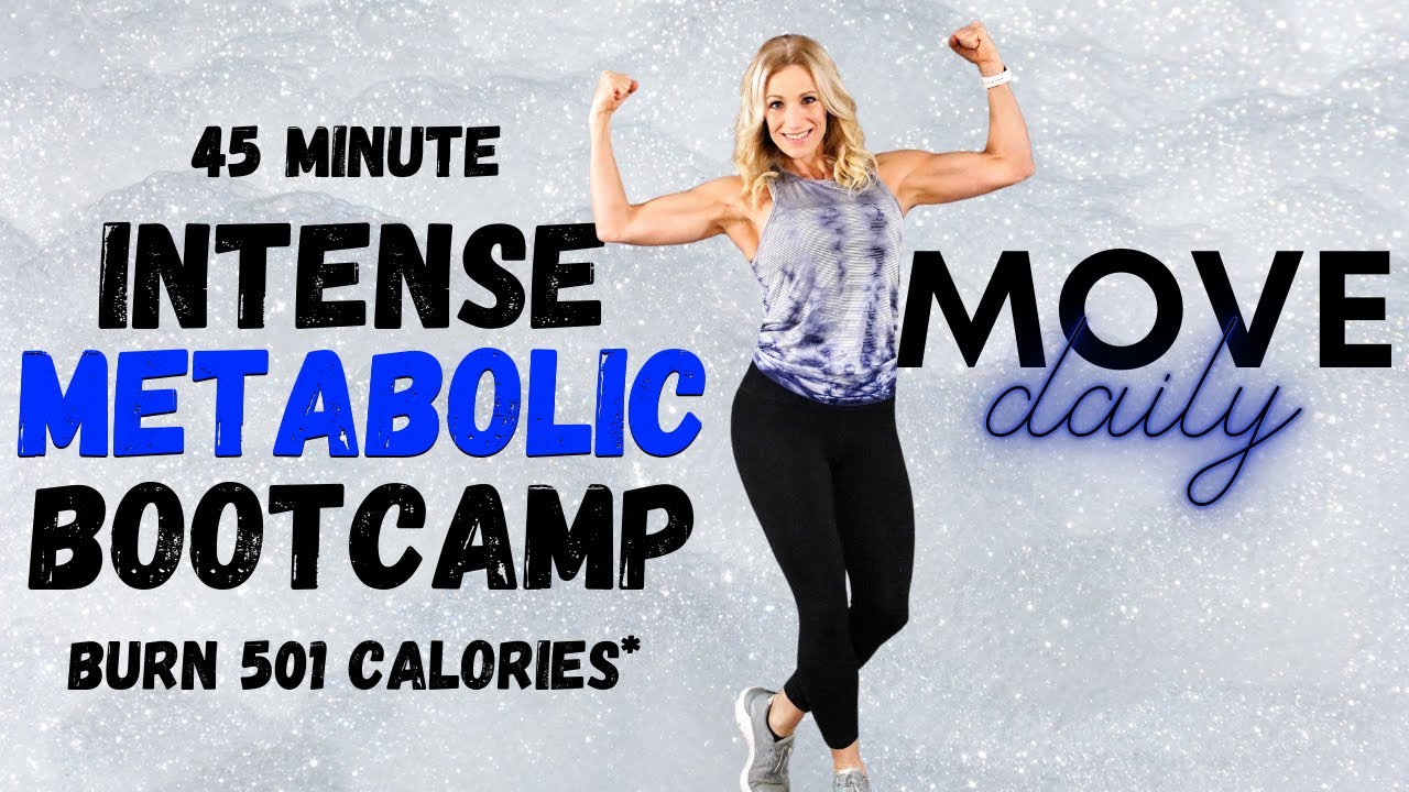 45 Minute METABOLIC BOOTCAMP | Strength & Cardio HIIT Workout | Burn 501 Calories*🔥| Home Workout
