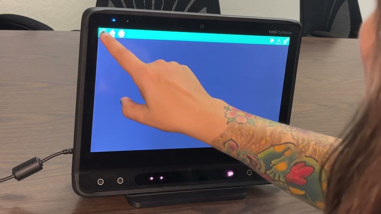 Tobii Dynavox I-Series Demo: Using the Dashboard