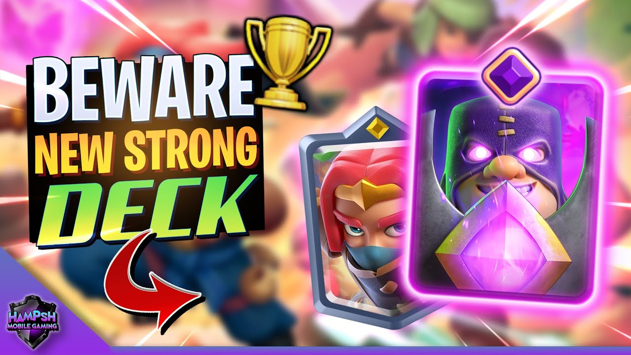 BEWARE! This NEW STRONG DECK is MELTING the Ladder | Evo Executioner + Ram Rider | Clash Royale