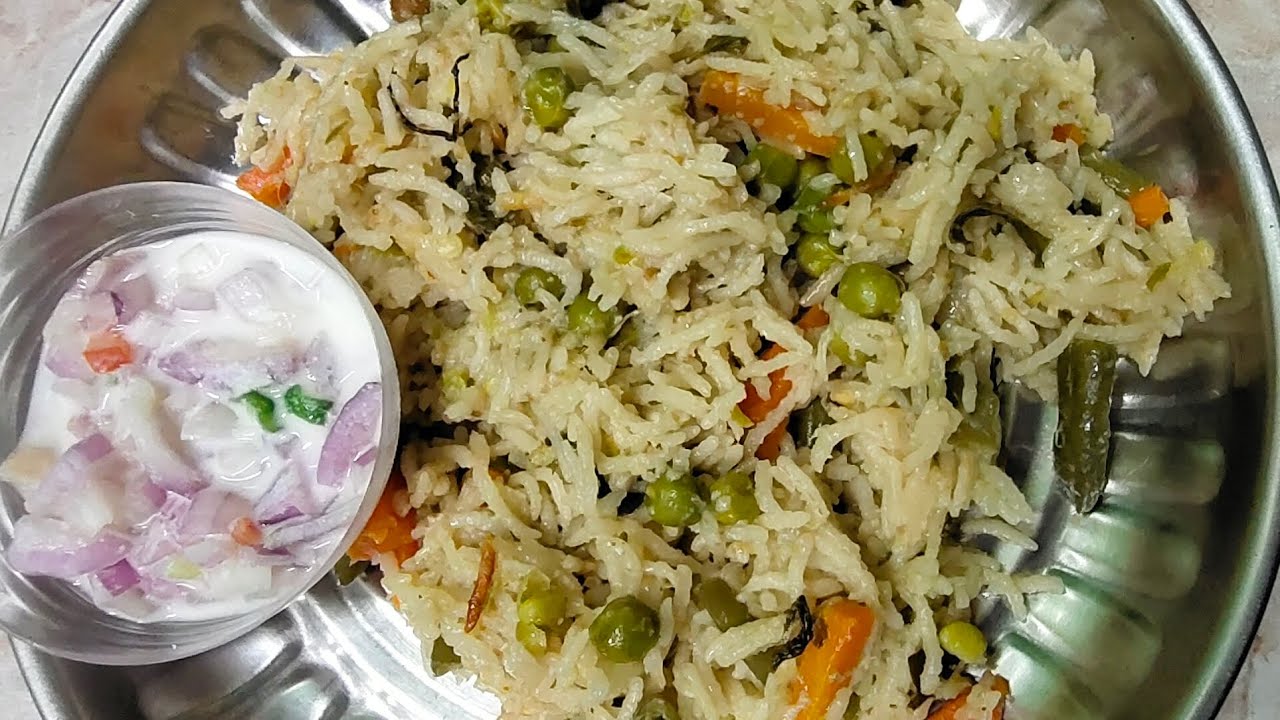 10||ని||లో రుచిగా చేసే కొబ్బరి పాలు తోటి పులావ్😋Kobbari Annam|Coconut Milk Rice In Telugu