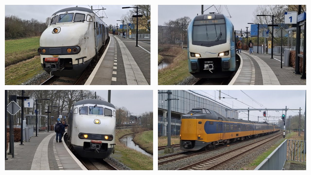 Trains/treinen in Barneveld noord 26/01/2025