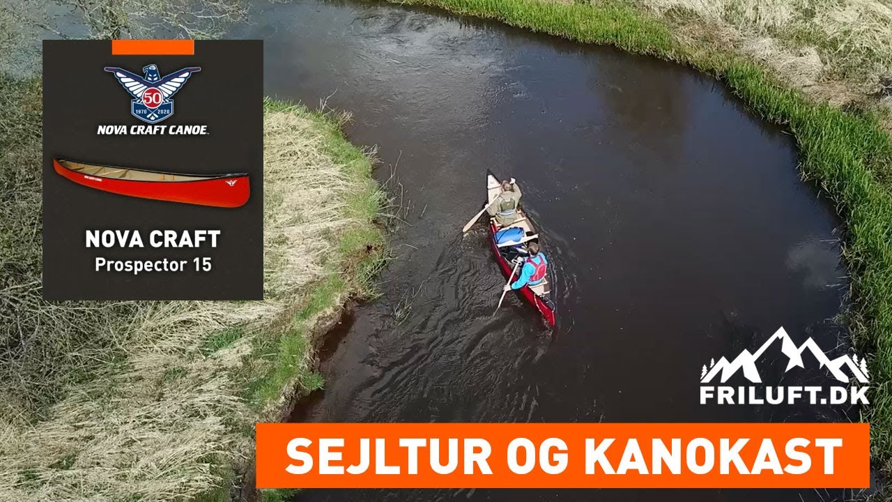 Vi sejler i kano og kaster med kano